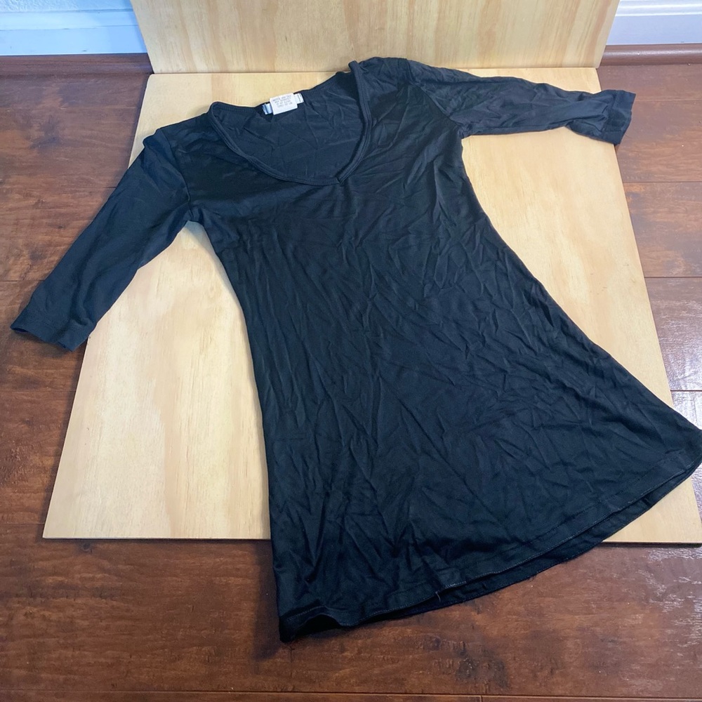 Rampage Black 3/4 Sleeve Tunic